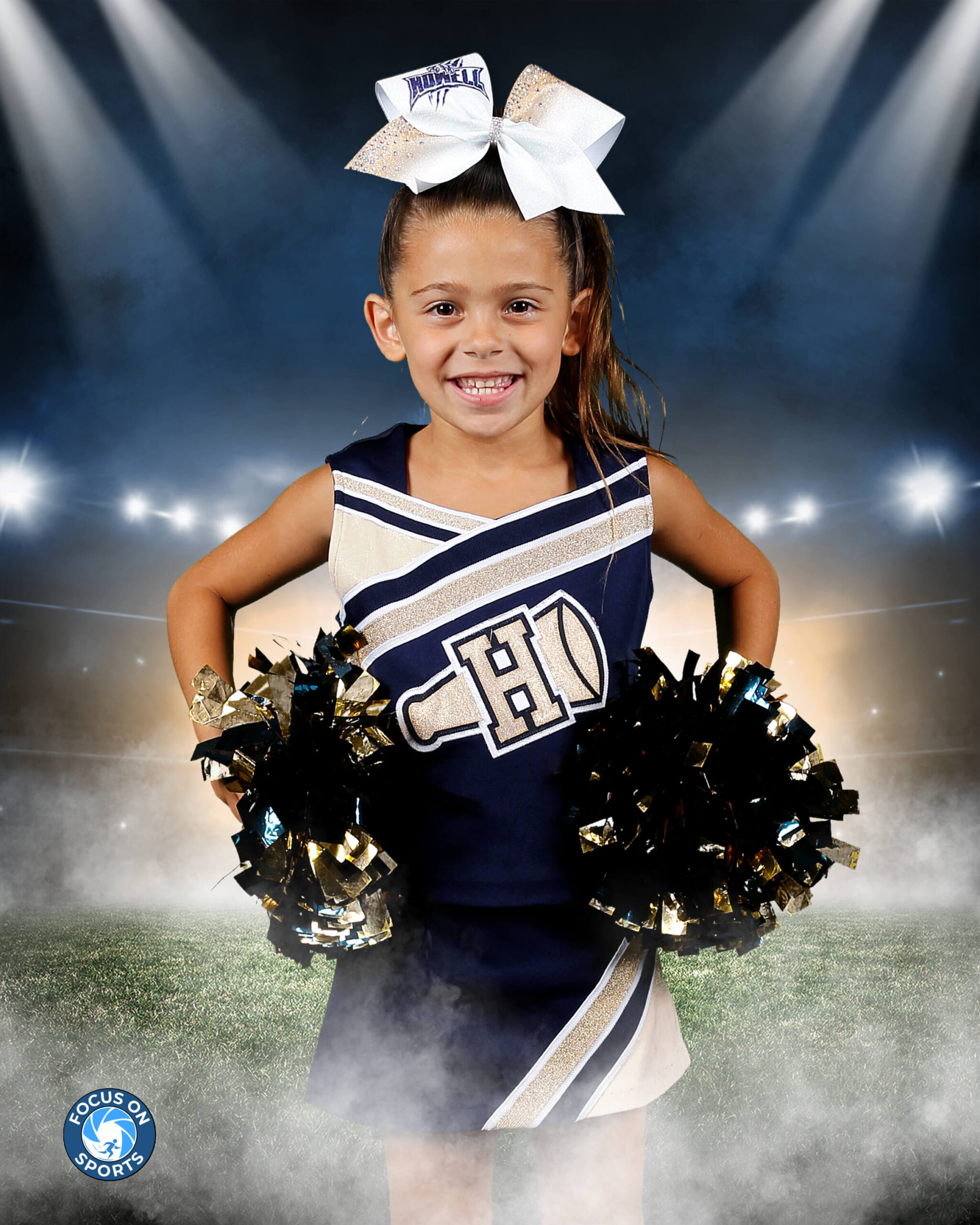 howell pop warner cheerleader individual photo