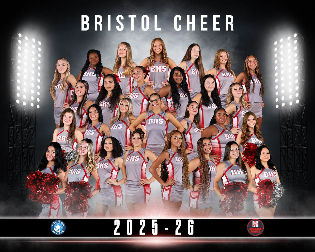 bristol cheer team group photo