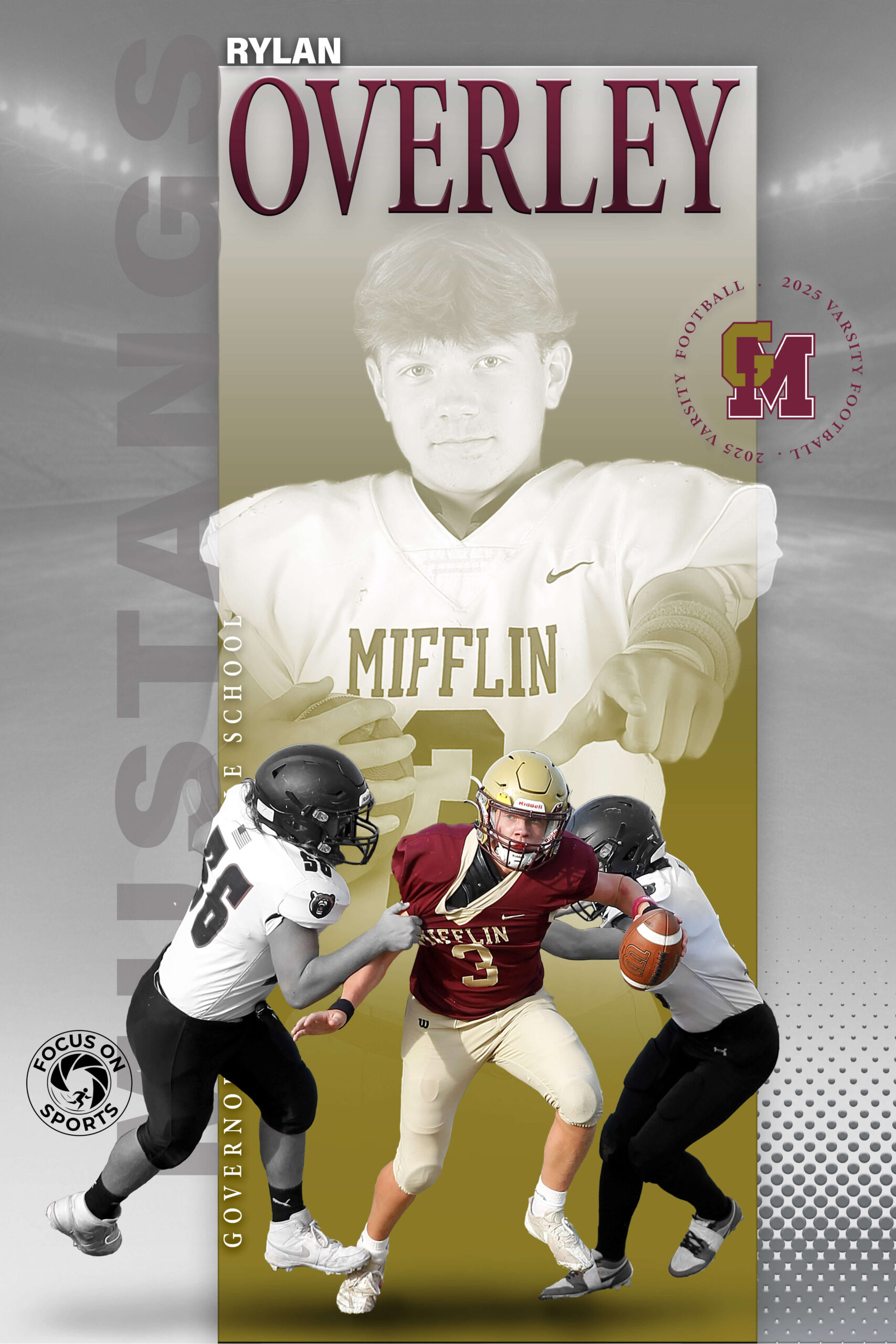 football player ryan portrait