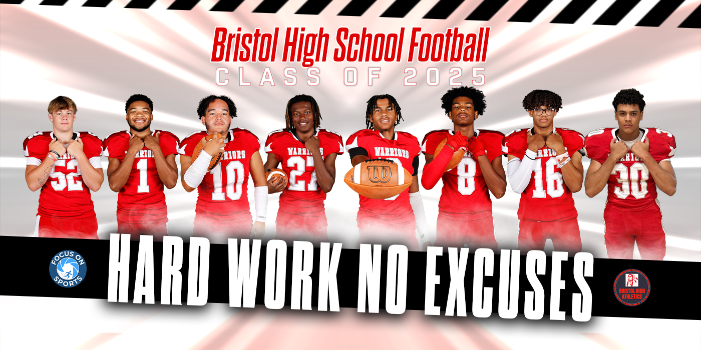 seniors from class of 2025 bristol high school footbal