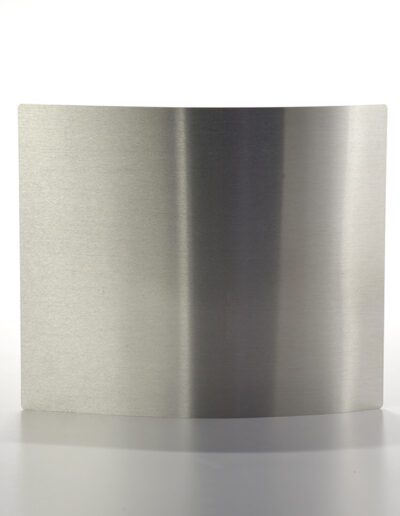 Curved Metal Back View