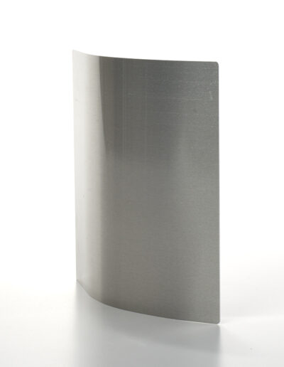 Curved Metal Angled View