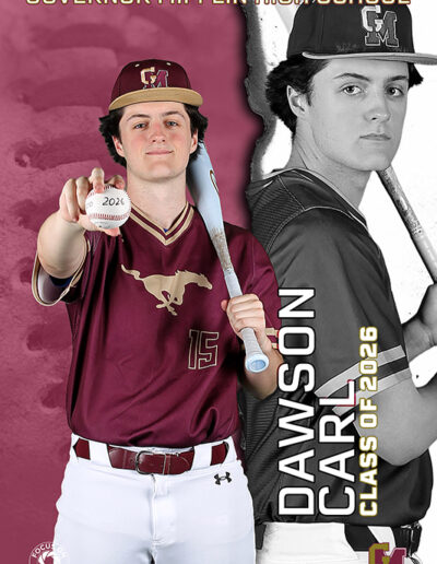 Governor Mifflin Baseball 2026 Senior Banner