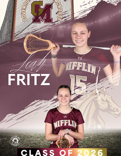 Governor Mifflin Girls Lacrosse 2026 Senior Banner