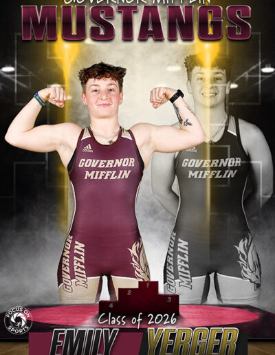Governor Mifflin Wrestling 2026 Senior Banner